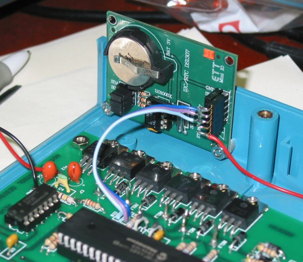 Rotator control with hardware clock